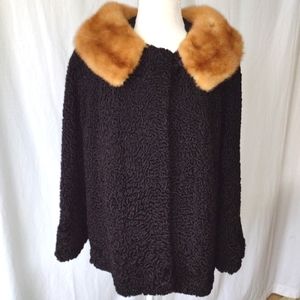 Vintage Persian Lamb Swing Coat